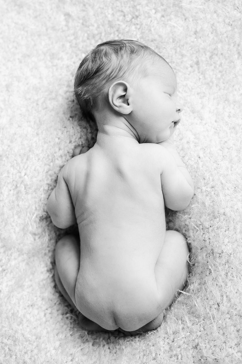 schlichte Newbornfotos