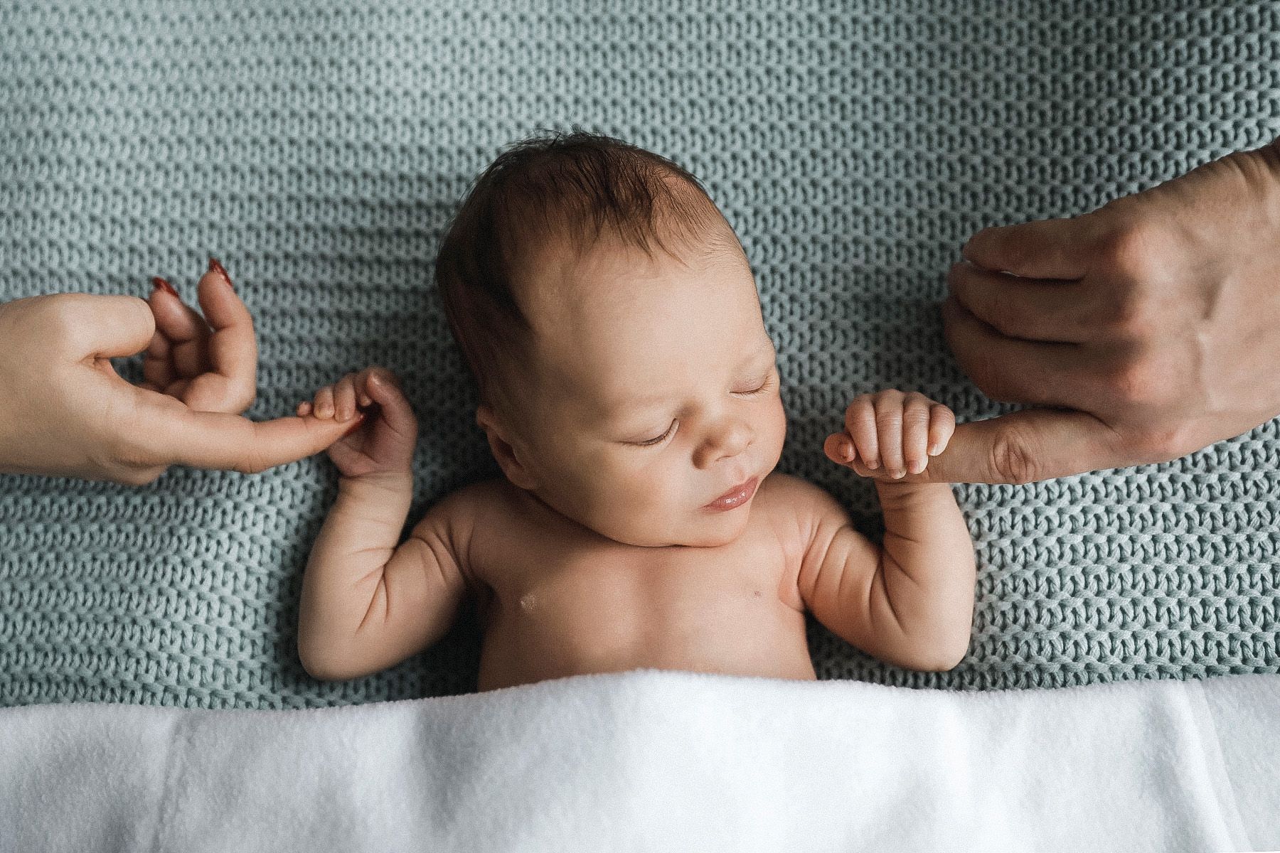 Babyshooting mit Händen